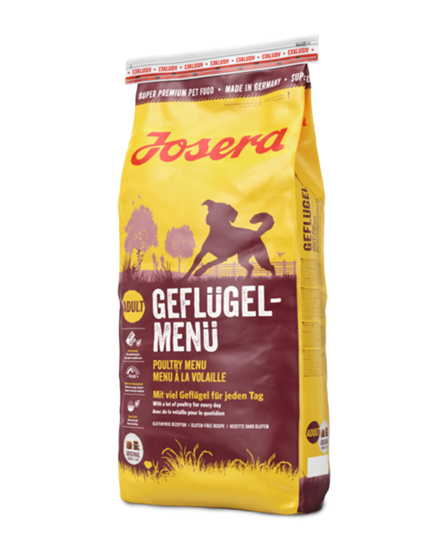  Josera Poultry-Menu Chicken Adult Dog Food 12.5kg 
