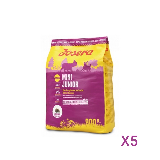 Josera德寵 Mini Junior 幼犬糧 (細粒) (900g x 5)