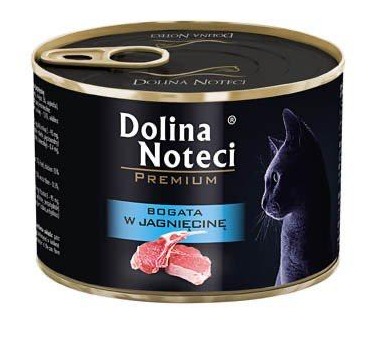 DOLINA NOTECI Premium rich in lamb - wet cat food - 185g