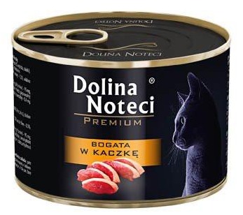 Dolina Noteci Premium 特級 (鴨肉)成貓罐頭 貓糧 185g (橙)