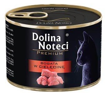 Dolina Noteci Premium 特級(牛仔肉)成貓罐頭 貓糧185g (紅)