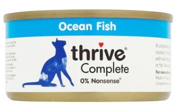 Thrive ( 鯖魚 + 銀魚 + 海蝦 ) 貓貓鮮肉罐頭 75g