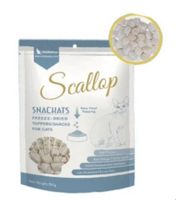 Astkatta Freeze-Dried Scallop Toppers/Snacks for Cats 30g
