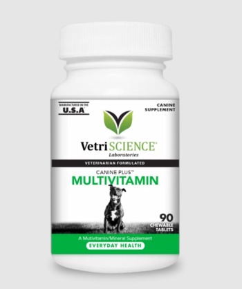 VetriScience Canine Plus 犬用多種維生素咀嚼片 90 片 (樽裝)