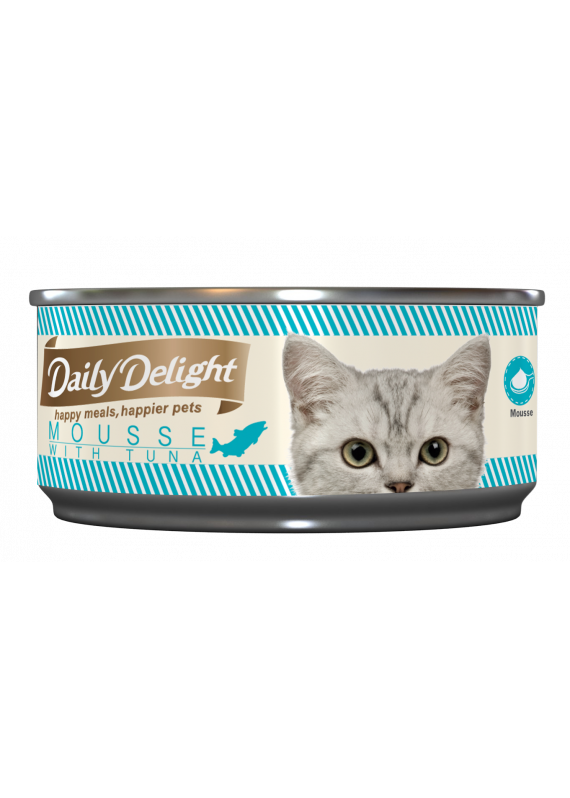 Daily Delight Mousse with Tuna Canned Cat Food 80g #DD61