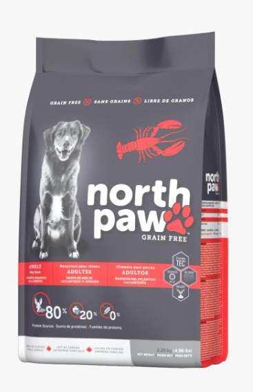 North Paw 無穀物 大西洋海鮮及龍蝦配方 成犬狗糧4.96lb