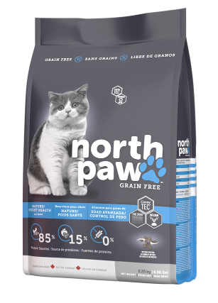 North Paw Grain Free Mature / Weight Health Chicken & Fish 4.96lb