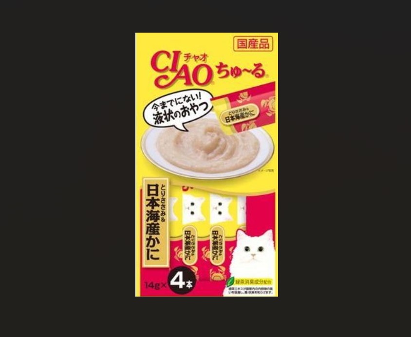 CIAO Churu Chicken & Crab Recipe In Gravy 14g x4