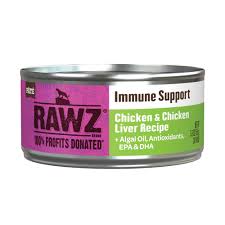 RAWZ Immune Support Chicken & Chicken Liver all life stages Cat Food 155g