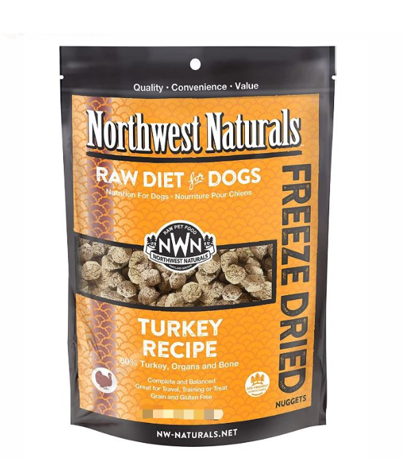 Northwest Naturals 無穀物 凍乾狗糧 – 火雞配方 25oz 