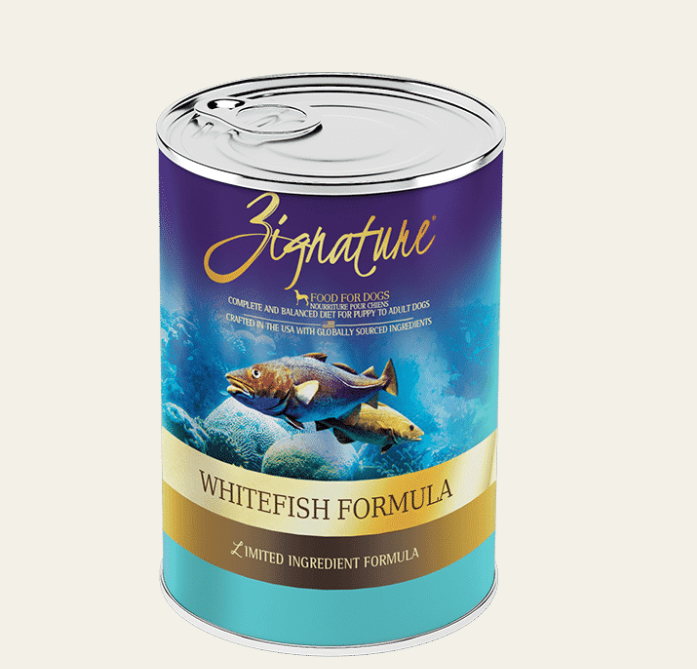 Zignature Whitefish Formula Wet Dog Food 13oz