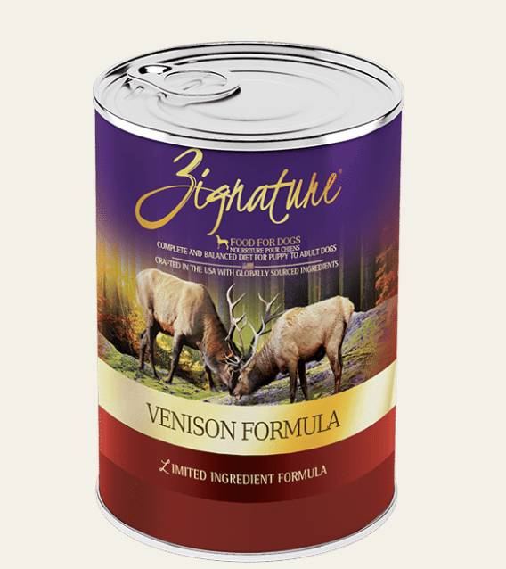 Zignature 超越鹿肉配方狗罐頭 13oz