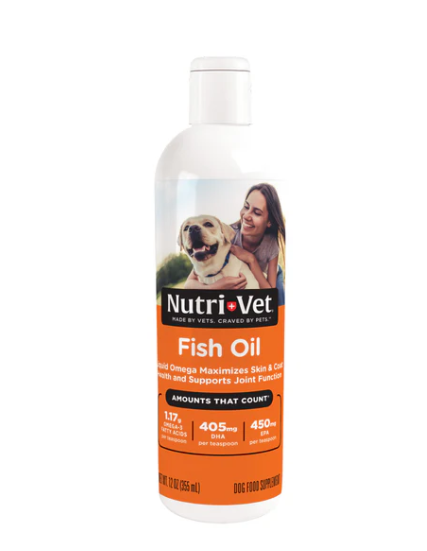 Nutrivet 犬用 冰島鯡魚魚油 12oz
