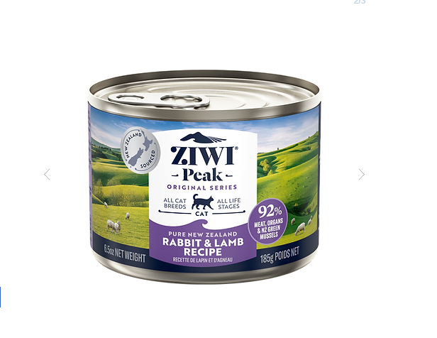 Ziwi Peak Wet Rabbit & Lamb Recipe for Cats 185g