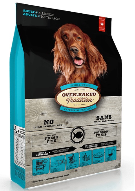 Oven-Baked 大西洋白魚肉配方 [成犬][大粒裝] 狗糧12.5lb 