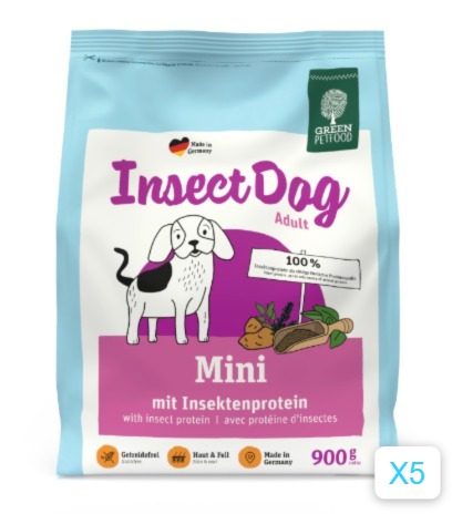 (Carton Offer)Insect Dog Mini with Insect Protein for Mini Adult Dog 900x5