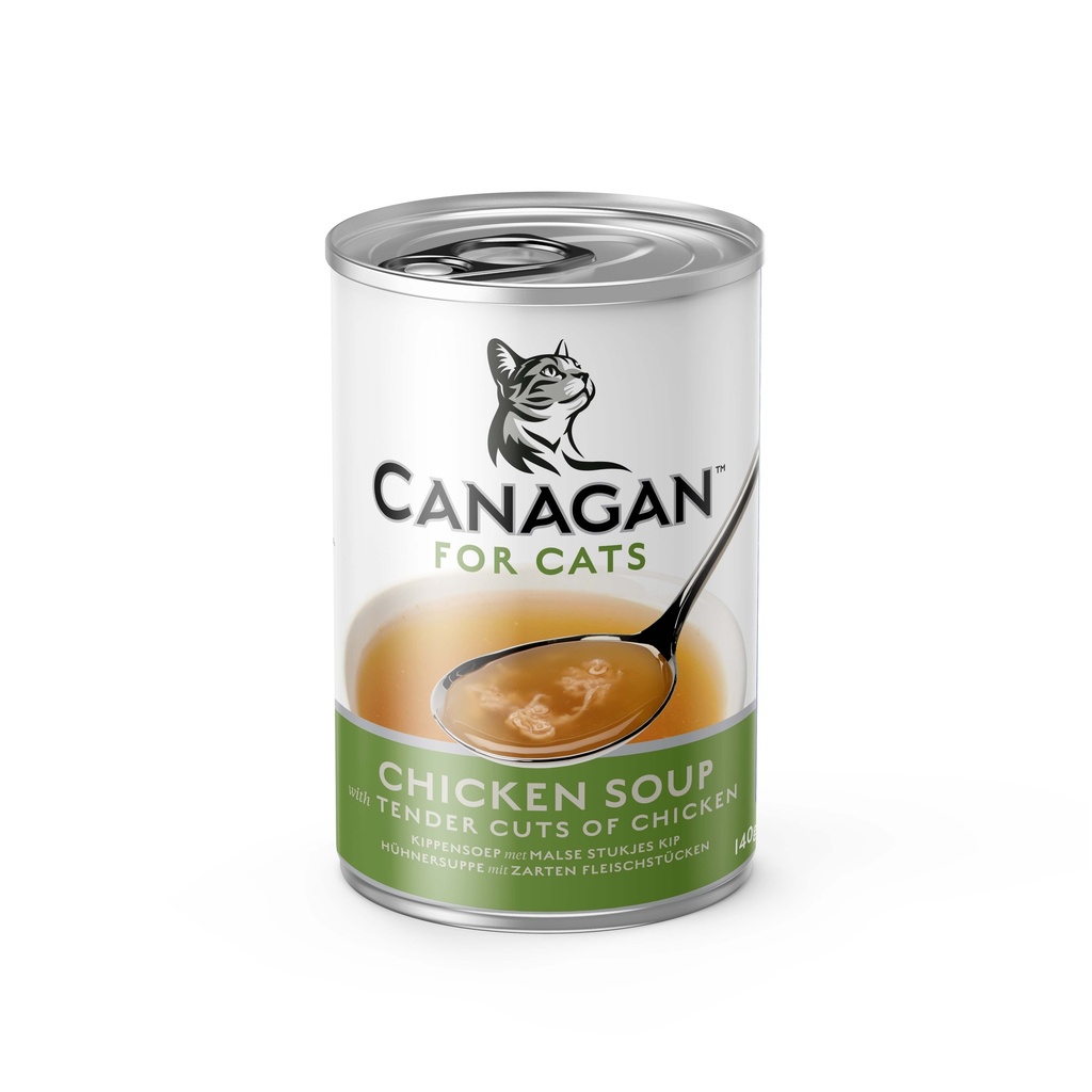 Canagan 營養補水雞肉湯 貓罐頭 (適合幼貓成貓) 140g