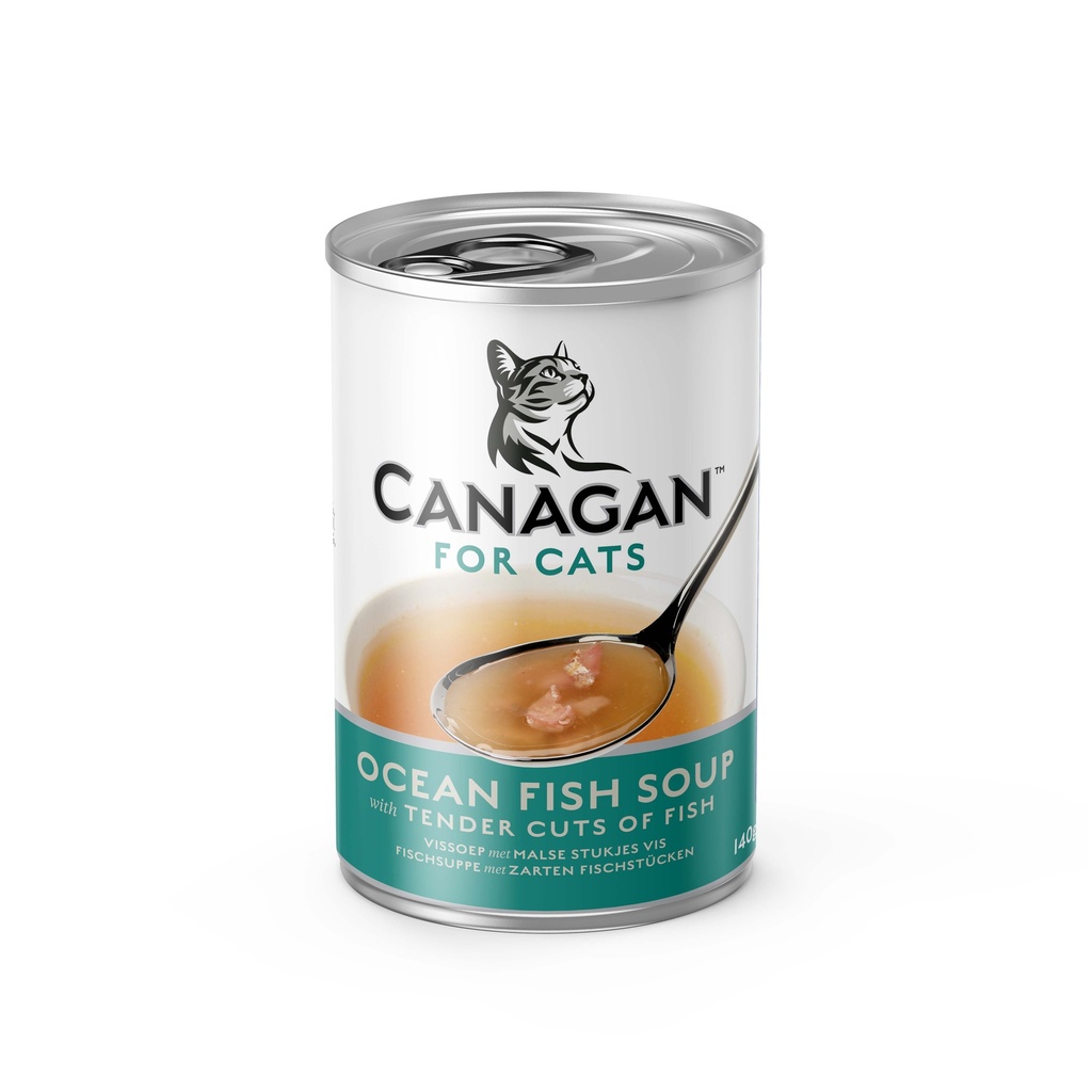 Canagan 營養補水沙丁魚配錆魚湯 貓罐頭 (適合幼貓成貓) 140g