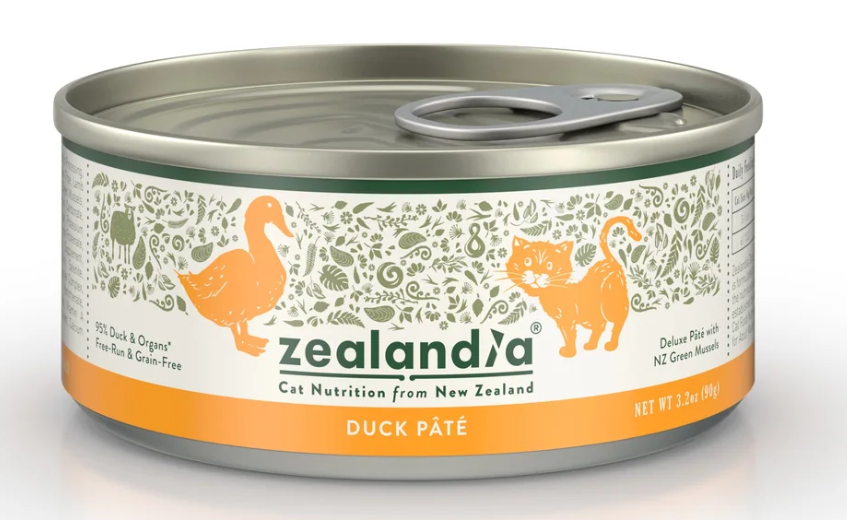 Zealandia Duck Pate Canned Cat Food 90g