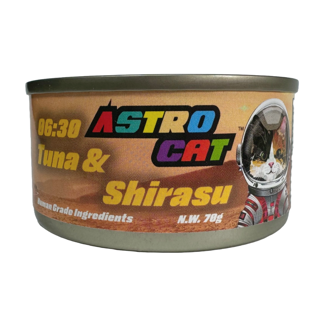 Astro Cat 06:30 Grain Free Tuna & Shirasu Canned Cat Food 70g
