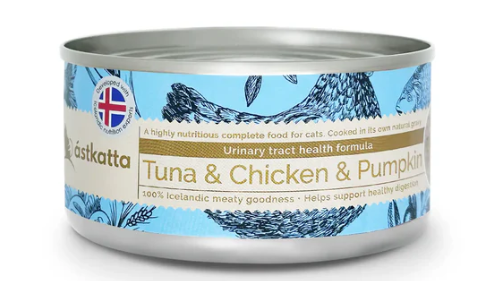 Askatta Urinary Formula Tuna, Chicken & Pumpkin Complete Canned Cat Food 80g