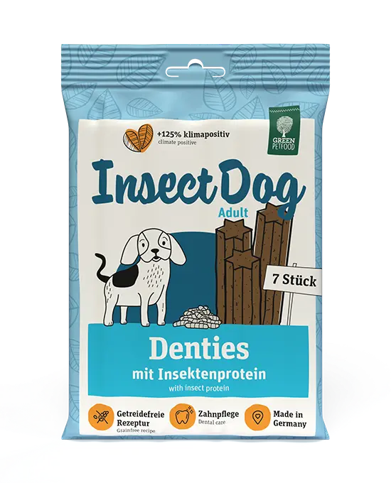 Insect dog Dog Denties Dental Treats 7 Sticks 