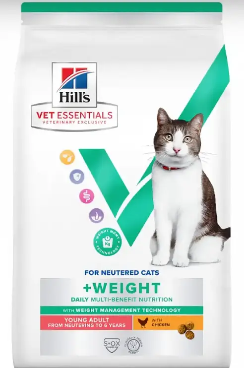 Hills Vet Essentials Adult Cat (Neutered) Food  獸醫保健貓乾糧 成貓(已絕育貓) 1.5kg