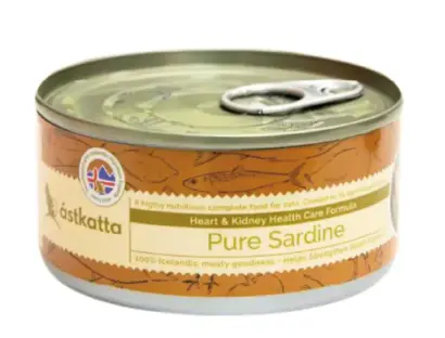 Astkatta Heart & Kidney Health Formula With Pure Sardine Canned Cat Food 80g
