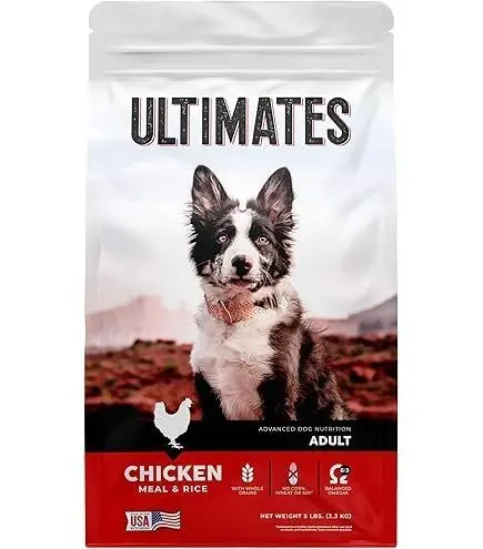 Ultimates Chicken Meal & Rice Formula Dry Adult Dog Food 5lb