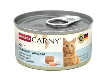 Animonda Carny Adult Chicken & Whitebait Flavor Canned Cat Food 85g