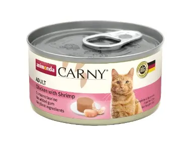 Animonda Carny 成貓 雞肉+蝦配方 貓罐頭 貓糧85g