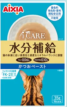 AIXIA i-CARE 護理系列餐包 水分補給 鰹魚泥狀 貓濕糧 貓糧 35g #IC-2