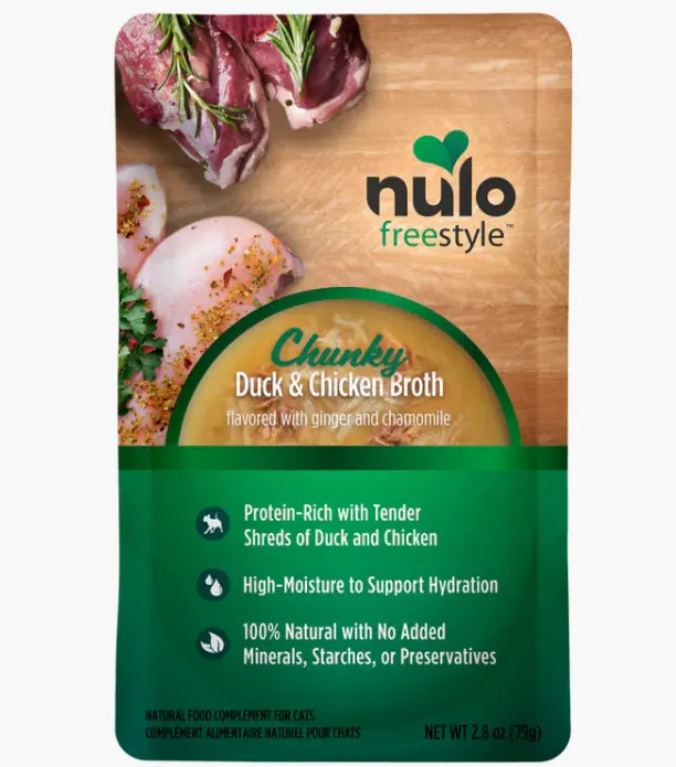 Nulo FreeStyle Chunky Duck & Chicken Broth Pouch Cat Food 79g