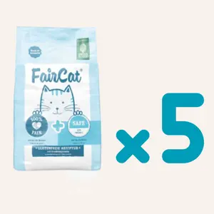 (原箱) FairCat Safe 蟲製防過敏貓糧 300g x5