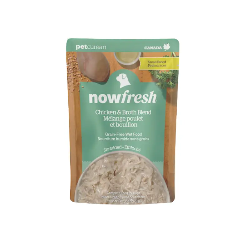 Now Fresh Shredded Chicken & Broth Grain-Free Pouch Wet Dog Food 2.8oz