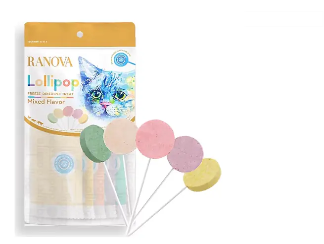 Ranova Freeze-dried Lollipop (Mixed Flavor) Cat Treats 1.4g x5