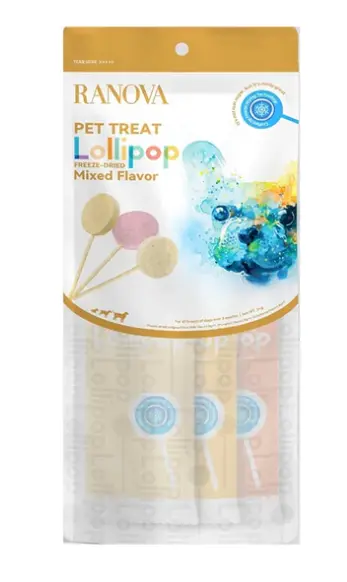 Freeze-dried Lollipop (Mixed Flavor) Dog Treats 8g x3