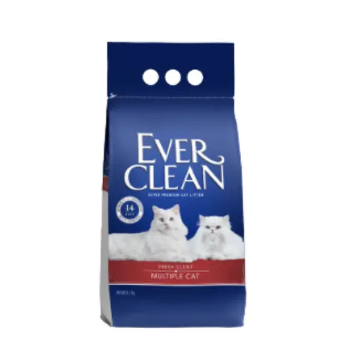 Ever Clean Multiple Cat Cat Litter, Fresh Scent 4.2kg (Red)