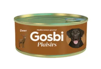 Gosbi Plasisirs 鹿肉 成犬配方 狗罐頭 狗糧185g