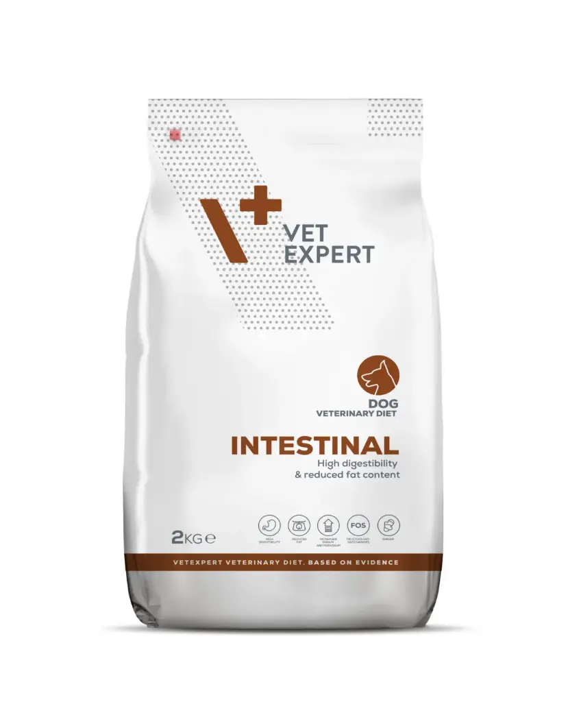 Vet Expert V+ Prescription Diet Intestinal Dry Dog Food 2KG