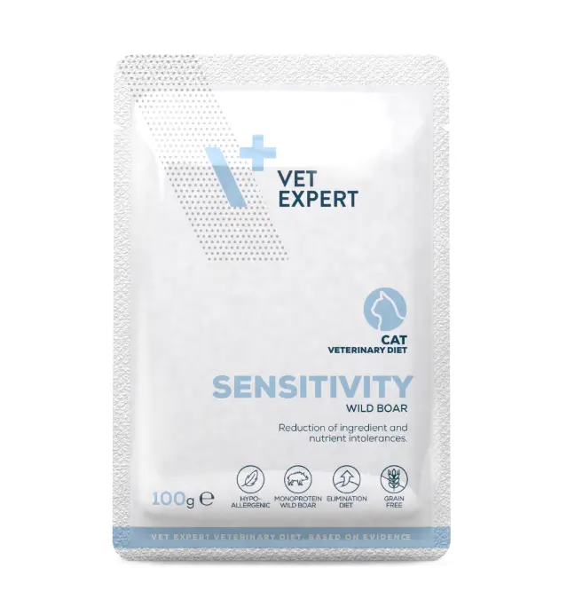 Vet Expert V+Prescription Diet Sensitivity Cat Pouch 100g*12