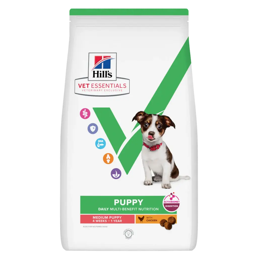 Hill's Vet Essentials Medium Breed Puppy (4 weeks -1 year) Growth Dry Food 2kg