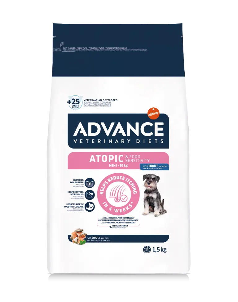 ADVANCE 皮膚專用 處方糧 小型犬 <10kg 乾糧 1.5KG 