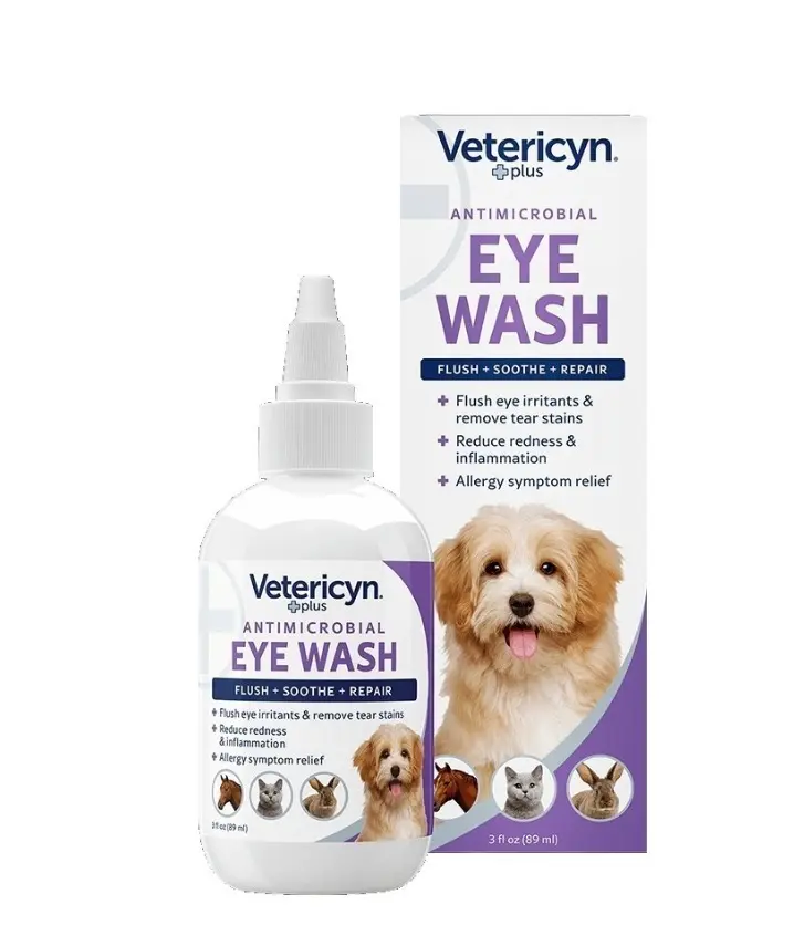 Vetericyn Plus Eye Wash for Cats and Dogs 3oz 