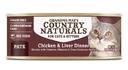 Country Naturals 雞肉嫩肝肉泥配方貓用罐頭80g