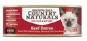 Country Naturals 農場鮮牛肉泥配方貓用罐頭80g
