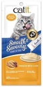 Catit 鮮溜肉泥 雞肉 + 雞肝 貓肉泥 貓小食 15gx4