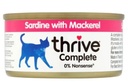 Thrive 沙甸魚＋鯖魚 貓貓鮮肉罐頭 75g