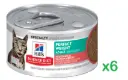 Hill's Science Diet Adult 1-6 Perfect Weight Vegetable & Salmon Medley Cat Food 2.9oz x6