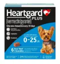 Heartgard Plus Chewables for Dogs S (Up to 25lbs - Blue)